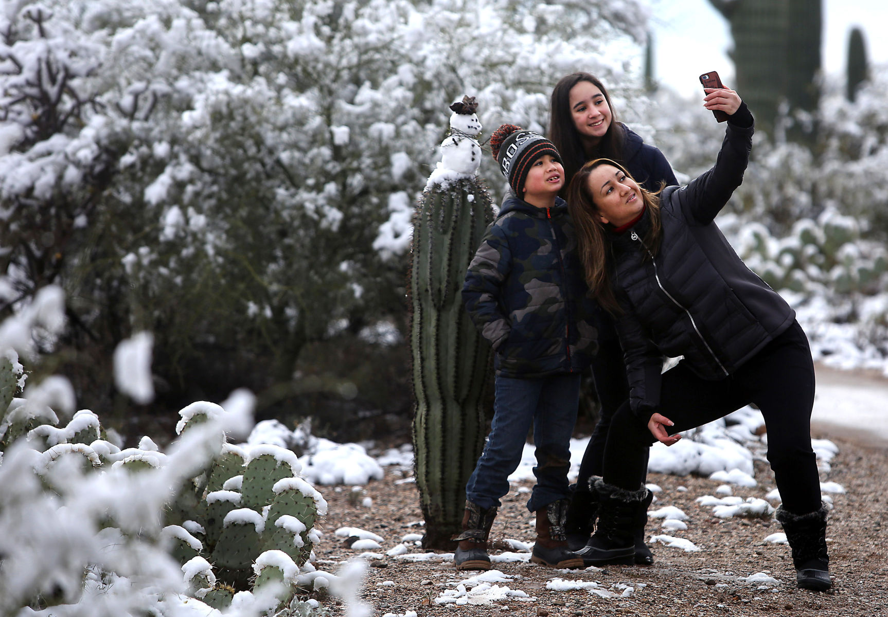 Snow in Southern Arizona